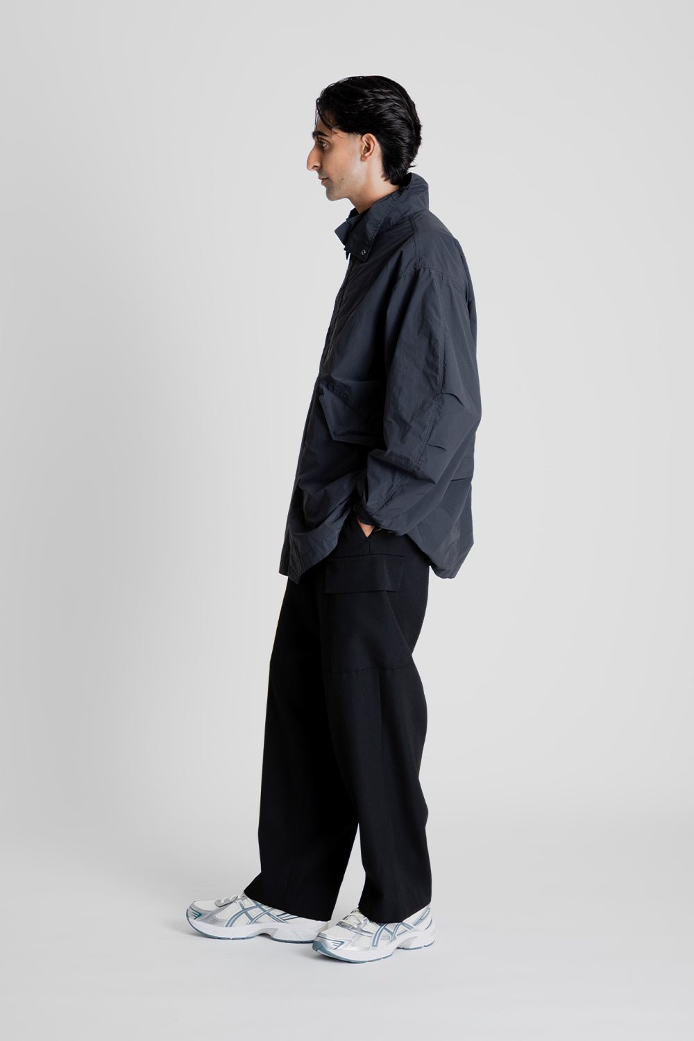 Aton Air Ventile Short Mods Coat in Charcoal Grey | Wallace