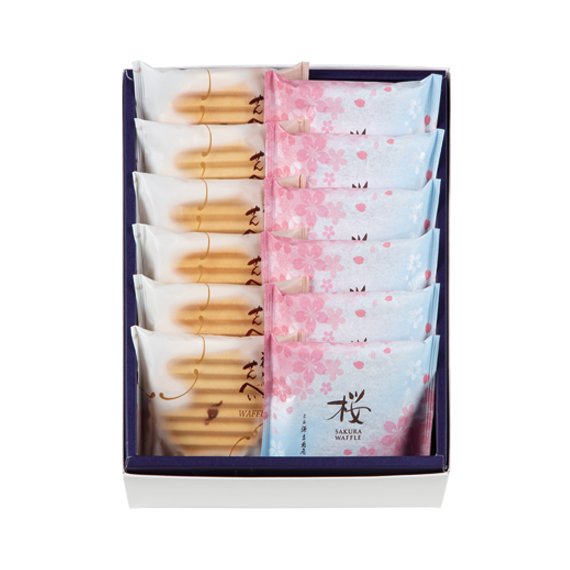 桜ヴァッフェル 詰合せ 12枚入: 宗家 源吉兆庵｜宗家 源吉兆庵 公式