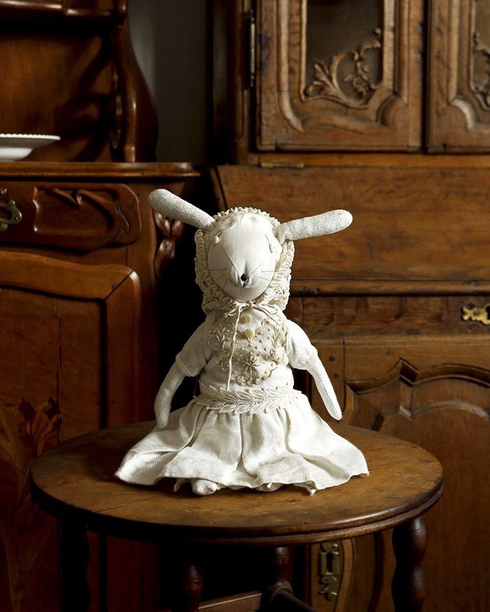 フランスアンティーク ”La Main d'Or” うさぎのぬいぐるみ | Antiques
