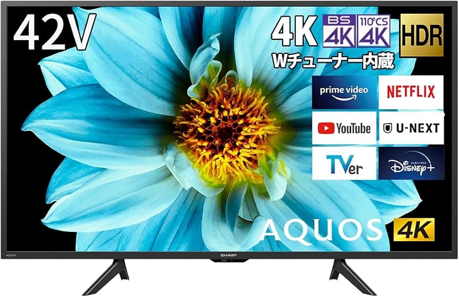 Amazon | シャープ 42V型 液晶 テレビ AQUOS 4T-C42DJ1 4K チューナー