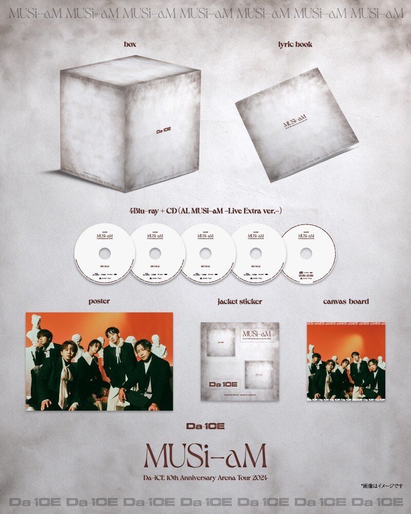 2025年5月28日(水)、LIVE DVD/Blu-ray『Da-iCE 10th Anniversary Arena