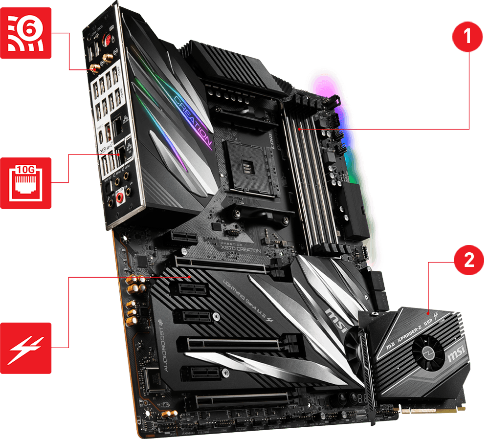 PRESTIGE X570 CREATION | Motherboard | MSI Global