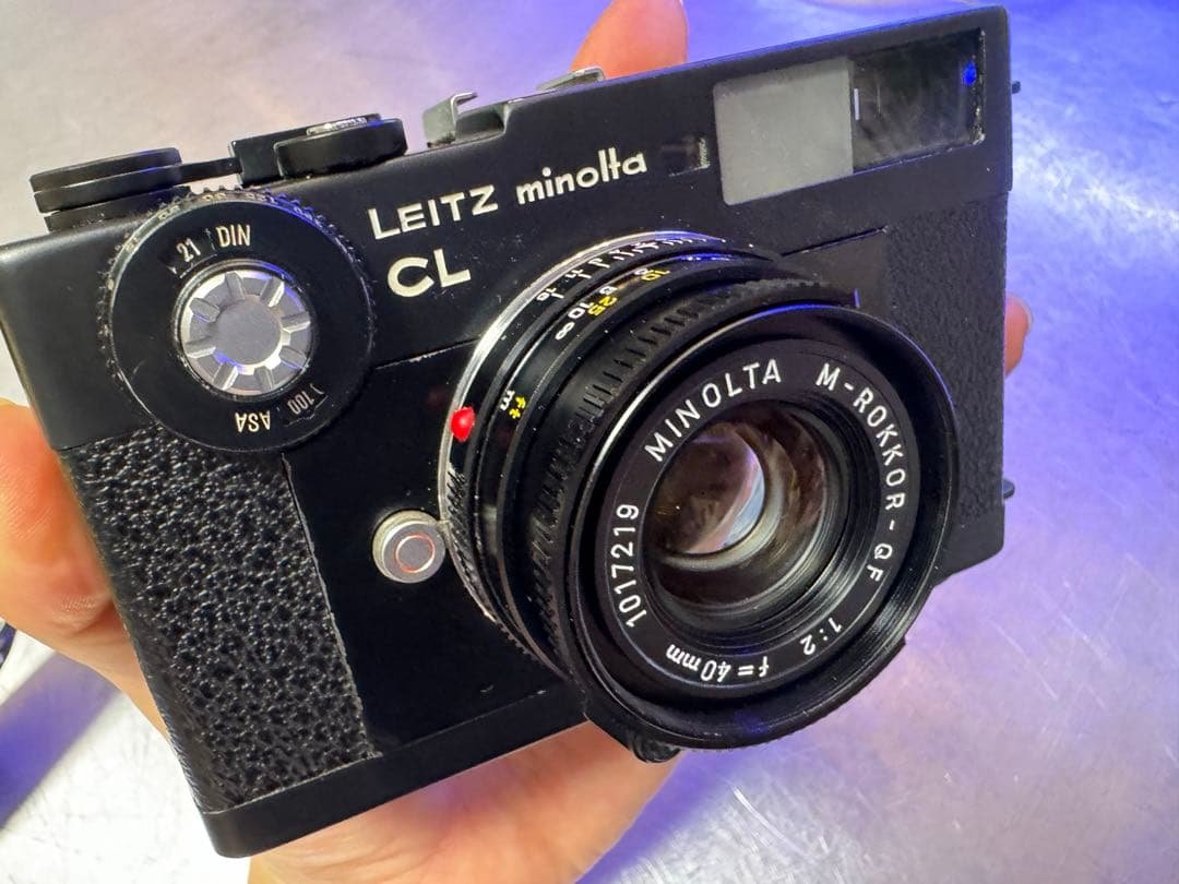 【最終値下】ライカLEITZ minolta CL + ROKKOR 40mm Leitz Minolta CL + M-Rokkor 40mm f2 – FLASHBACK CAMERA