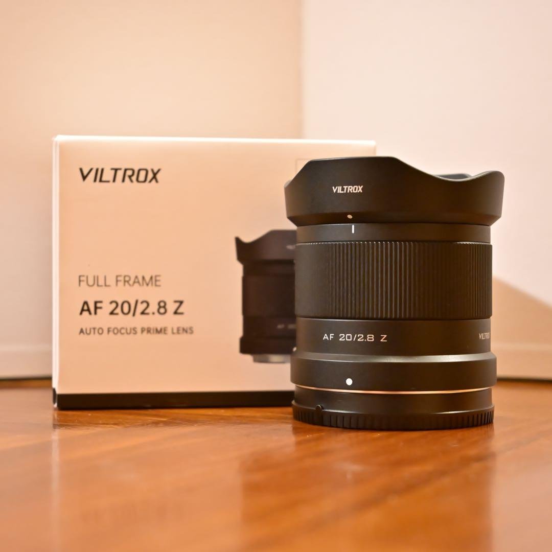 ほぼ新品 VILTROX AF 20mm F2.8 Zマウント ニコン Viltrox AF 20mm F2.8 Air Full-Frame Lens for Nikon Z-Mount