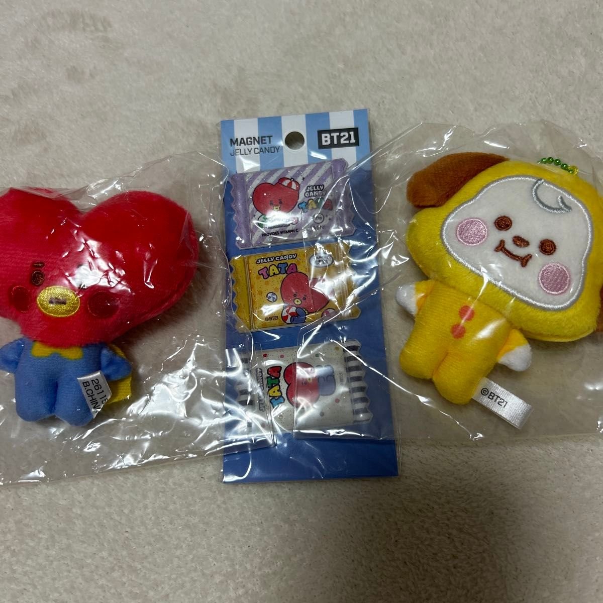 BTS【BT21 CHIMMY チミー】4枚セット 新品 ミニタオル ジミン JIMIN
