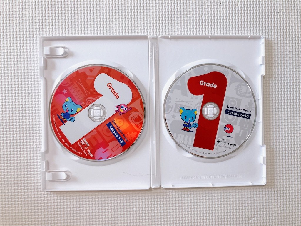 サンリオイングリッシュマスターを購入して1歳児に実際にDVDを見せて