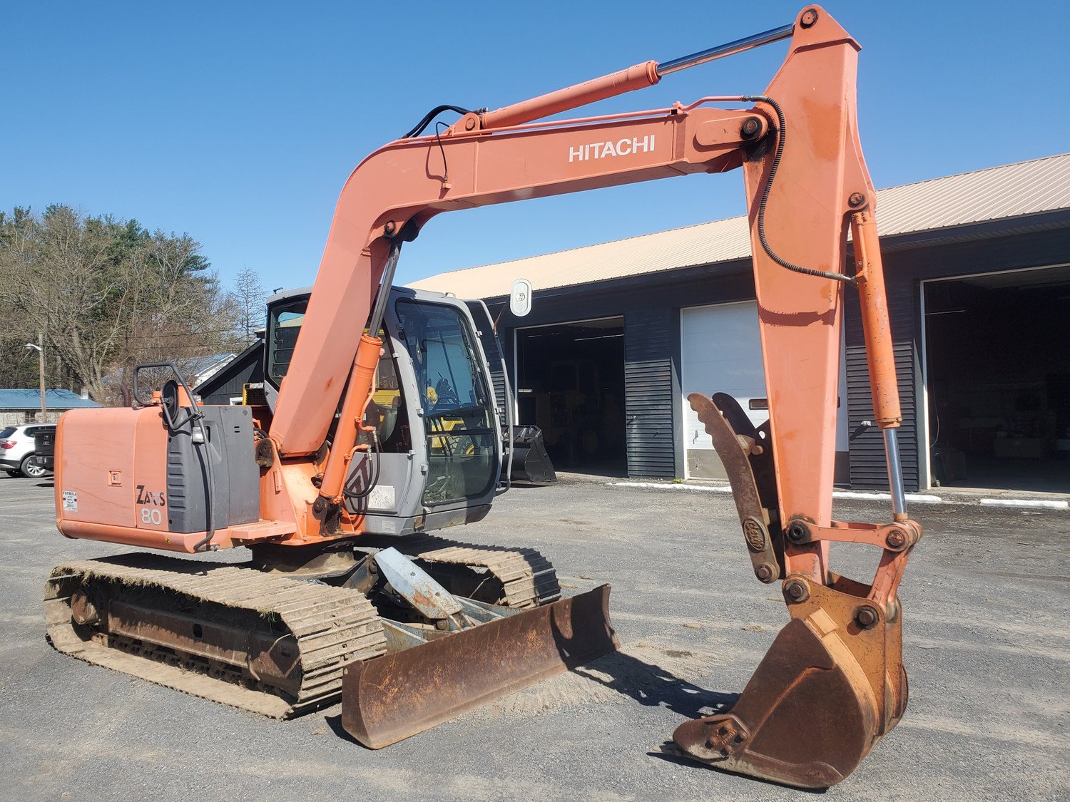 HITACHI ZX80 Midi Excavator - 16,000lb, Geith Thumb Blade, A/C